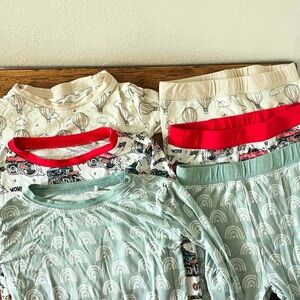 Bundle of 3 Pairs of Long John Pajama Sets - Long Sleeves